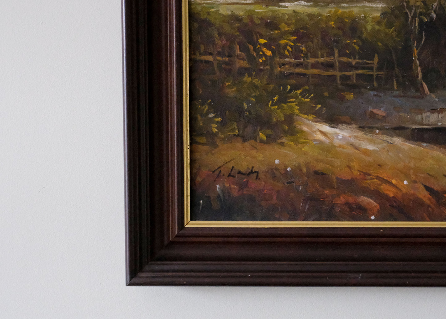 English Landscape Painting | Oil On Canvasboard