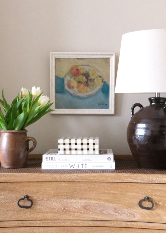 Peaches Painting | Oil On Board