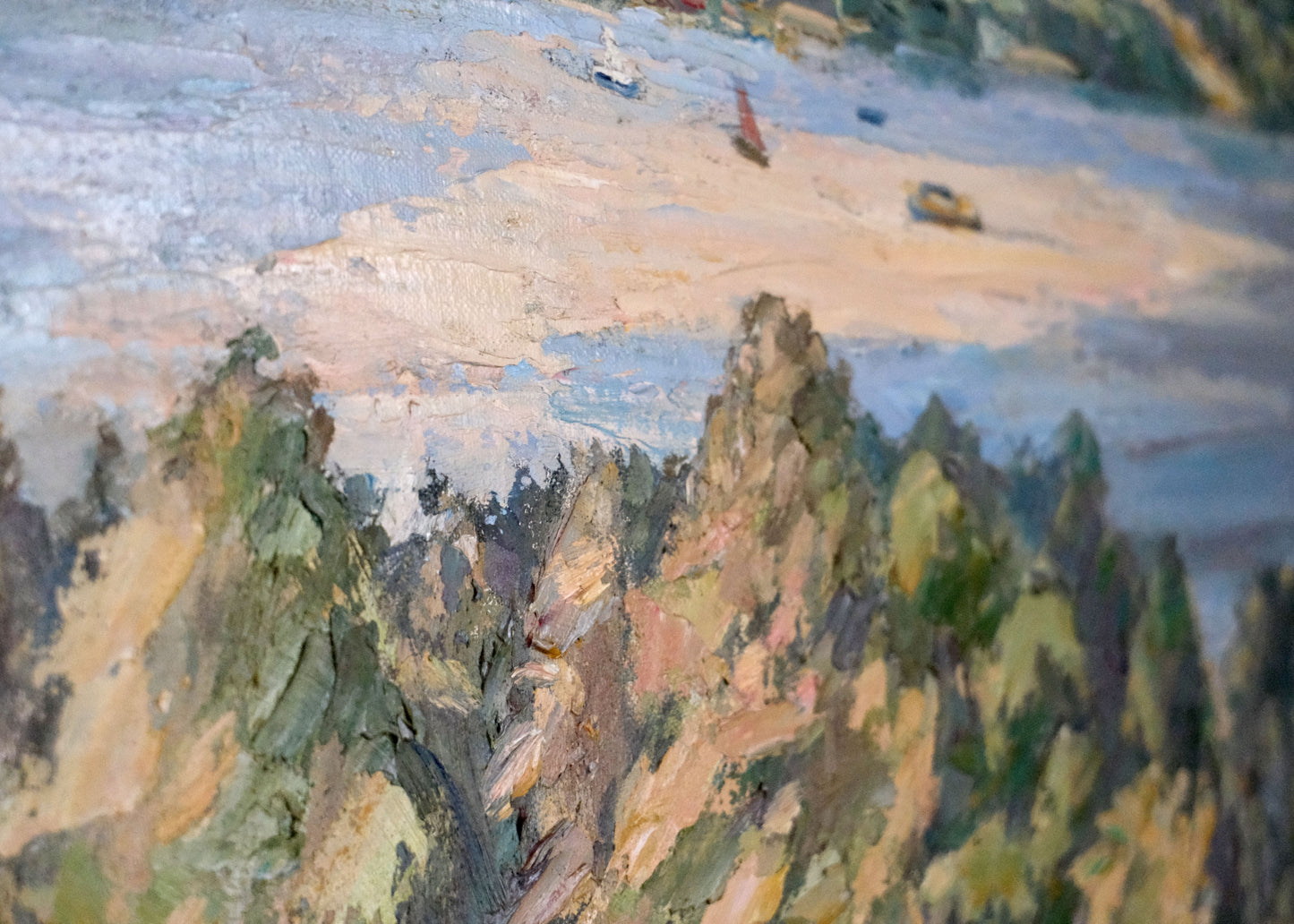 Mid-Century Landscape No.101, Oil On Board