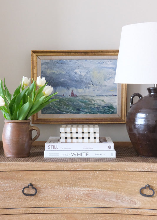 Stormy Sea Painting | Oil On Board