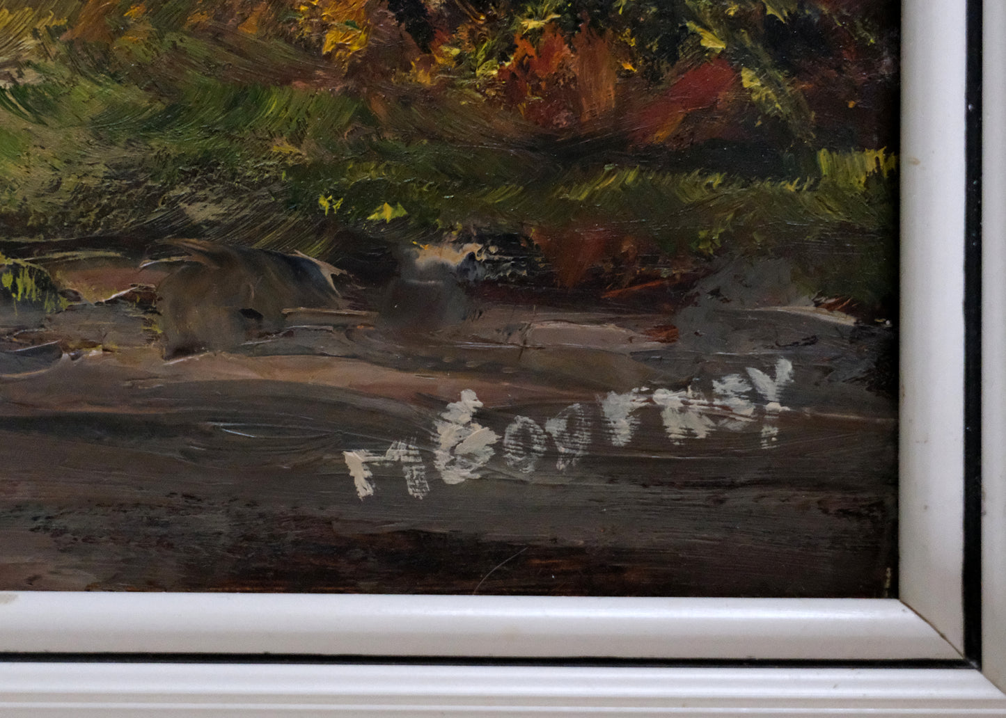 Mountain Vista Painting | Oil On Board