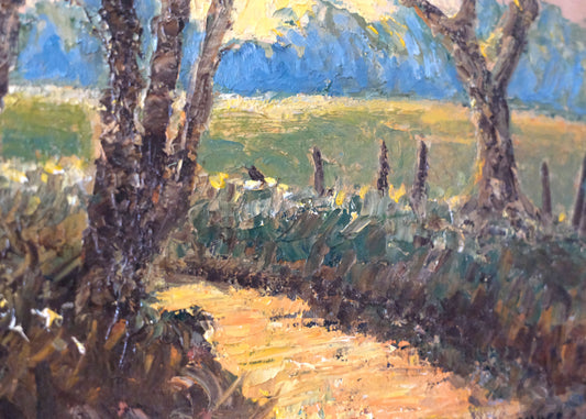 Waveley Valley, Oil On Board