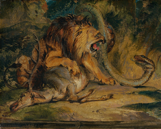 Lion Giclée Art Print