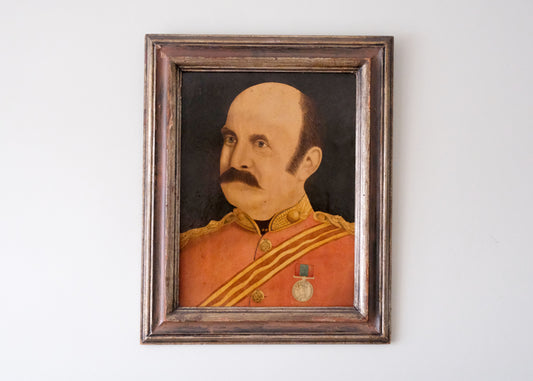 Edwardian Gentleman in Uniform, Chromolithograph