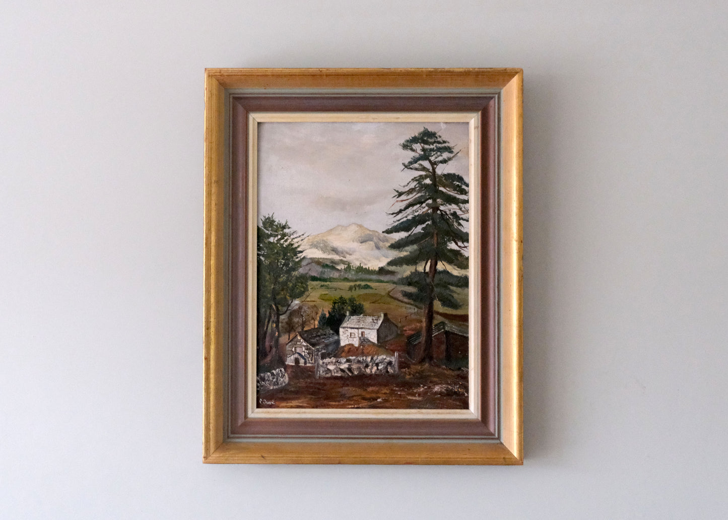 Mount Cottage Painting | Oil On Board
