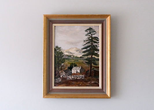 Mount Cottage Painting | Oil On Board